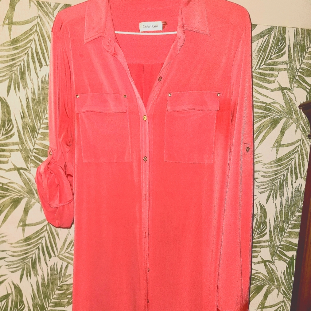Calvin Klein shirt dress size 10